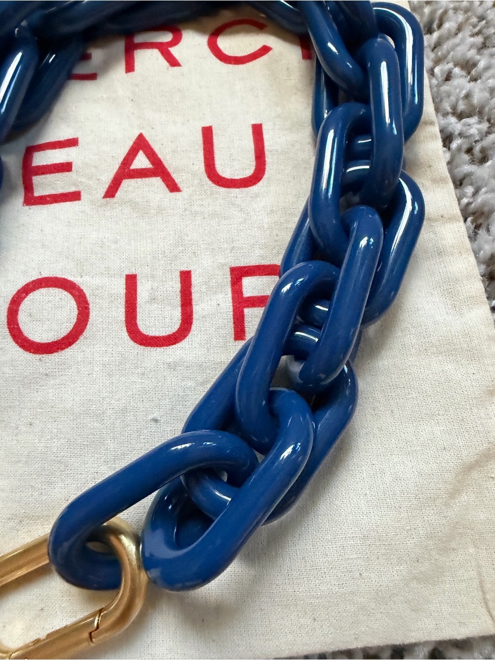 NEW Clare V Resin Shortie strap - Picture 2 of 2